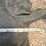 SONOMA Life+Style Suede Cropped Jacket Women XL Gray Button Front Collar Pocket Photo 4