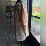 Vintage Art Wear puff paint celestial charm tie dye tunic tshirt dress, size OS Gold Photo 5