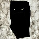 Michael Kors Black Velvet Leggings Jeggings Witchy Goth Dark Academia Pockets Photo 3