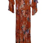Altar'd State Altar’d State Merida Floral Smocked Off The Shoulder Maxi‎ Dress Small #KA18432 Photo 0
