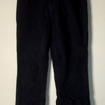 RE/DONE ‎ Black Corduroy Pants Size 28 High Waist Straight Leg Casual Photo 0