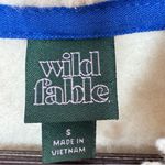 Wild Fable  Faux Sherpa Half Zip Pullover Hoodie Anorak Jacket Cream Small Photo 9