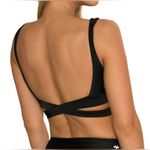 NEW with Tags Vekker LA Black Pole Swim Bikini Tie Square Neck Top and Bottoms Photo 6