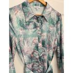 Current Air  Los Angeles Marbled Motif Button Down Shirt Midi Dress size Small Photo 6