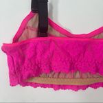 Hanky Panky  Lingerie Bra Lace Color Block Pink Sm Photo 4