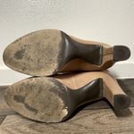 Roberto del Carlo Heeled Ankled Boots Leather Italy Nude 38 7.5 Tan Photo 3