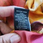 Investments Multicolor Long Sleeve Sheer Flounce Bottom Button Down Top Size XL Photo 6