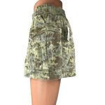 Forever 21 NEW Green Camo Camouflage High Rise Twill Military Cargo Shorts Sz M Photo 1