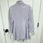 Endless Rose Like New Lavender  longline blazer w/ polka dot ruffle sleeve Photo 8
