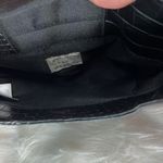 A New Day Black Alligator Print Structured Mini Crescent Tote Handbag from . NWT Photo 10