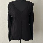 Cato Black cut out design v-neck long sleeve Photo 1