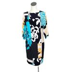 Chico's NWOT Chico’s MULTI-COLORED PRINTED KIMONO DRESS Photo 5