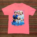 NEON PINK GOLDEN GIRLS STAY GOLDEN GRAPHIC TEE Photo 0