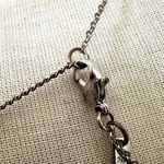 Freedom silver tone bull head cow skull pendant necklace Photo 7