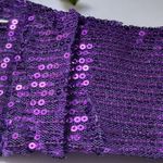 Purple Sequin Shimmer Wide Stretch Belt Photo 4