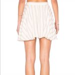 Privacy Please  x Revolve Randall Wrap Mini Skirt in Ivory Stripe Small Photo 2