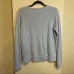 Sundry  Baby Blue French Terry Rainbow Heart Crew Neck Sweatshirt NEW WITHOUT TAG Photo 2
