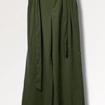 A New Day Paper Bag Wide Leg Pants Women’s Size Small Green Photo 8
