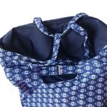 Athleta  Tangier Tankini 36D/DD Blue Printed High Neck Swim Underwire Bra Cut Out Photo 5