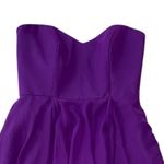 Jim Hjelm Occasions  Dress Size 10 Purple Chiffon Strapless Semi Formal NWT Photo 1