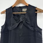 Kate Spade New York Women's Black Silk Sleeveless Bow Front Top Size Medium Photo 1