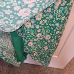 WAYF Malibu Faux Wrap Green Floral Midi Dress Size XL Photo 6