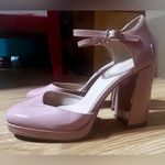 Madden Girl Women 9.5 blush pink Elegant chunky Platform Heels ‘’ Photo 8