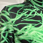 Green Lightning Turtleneck Long Sleeve Glove Party Mini Dress Size L Photo 5