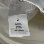 a.n.a  Distressed White Skinny Ankle Jeans Size 2 Photo 7