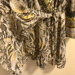 Blue Island  Boho Dress/Beach Cover with Gold accents and beaded tassels S Photo 10