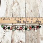 Germany Christmas Themed Loaded Charm Bracelet Red Photo 2