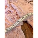 Kikit blush pink fringe sweater size m Size M Photo 4
