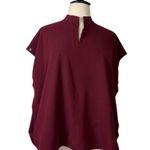 Jaanuu Scrub Top New Aris V-neck Pockets Burgundy Merlot Women’s Plus Size 2X Photo 0