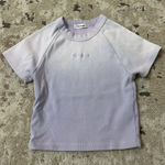 Madhappy  Purple Ombré Ribbed Cropped Top Size XS Photo 0