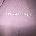 Spread Love Oversized Unisex Midweight Pullover Hoodie Light Purple size XL Photo 5