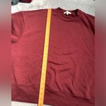 We Wore What  burgundy wellness club crew neck sweatshirt XL Photo 4