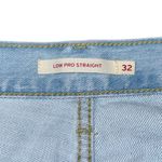 Levi's Levi’s Low Pro Straight Jeans Women’s 32 Charlie Won Light Wash Distressed Denim Photo 7