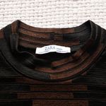 ZARA Black Mesh Top Photo 1