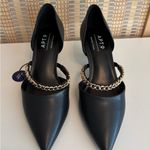 Apt. 9 NWT  Lolana black strappy pointed toe heels with rope chain detail Photo 1