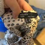 Nobody’s Child Bernie Leopard Print Puff Sleeve Blouse Tan Size 8 Photo 2