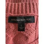 Banana Republic EUC Women’s Cable Knit Sea Coral Pullover Vest Size Large Photo 5