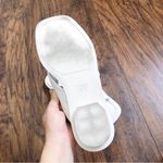 Louise et Cie  • Abaleena Slide Sandal knot strap Optic White leather square toe Photo 8