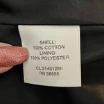 Classiques Entier Notched Collar Peplum Blazer Jacket Navy Blue XS Photo 8