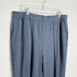 Eileen Fisher NWOT  Washable Flex Ponte Pintuck Pant In Ocean Blue Size‎ X-Large Photo 5