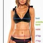 Becca By Rebecca Virtue Swimsuit Fine Line Rib One Piece Medium Photo 3