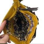 Nina Bossi Mustard Crossbody glazed Leather Bag Yellow Photo 7