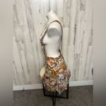 Floral over all dress Brown Size L Photo 2