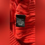 Ralph Lauren Lauren  Women's V-Neck Sweater - Vibrant Orange Photo 5