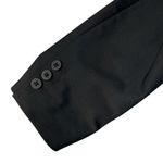 Chico's Chico’s SZ 1 (Medium) Blazer Jacket 1-Button V-Neck Notched Collar Lined Black Photo 1