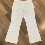 Tahari Womens White Flare Dress Pants Size 14 Photo 3
